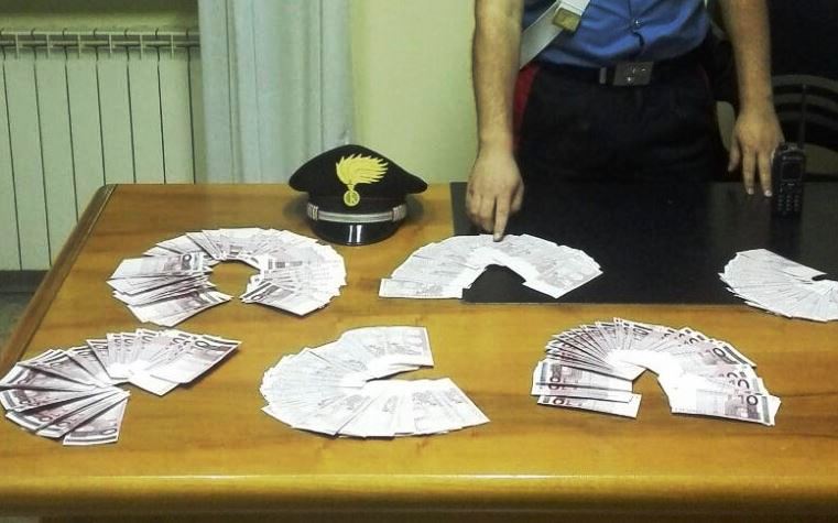 euro falsi a sorrento