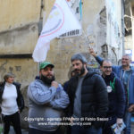 The leaders of M5S Roberto Fico among the people