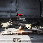 armi nel bagagliaio pronte all’uso