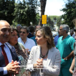 The Minister of Health Grillo in Naples